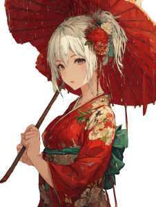 Anime Girl Kimono V4 Vinyl Car Decal Sticker – Waterproof & UV-Resistant Anime Girl Kimono V4 Vinyl Car Decal Sticker – Waterproof & UV-Resistant