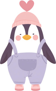 Cute Penguin Outfit Vinyl Car Decal Sticker – Waterproof & UV-Resistant Cute Penguin Outfit Vinyl Car Decal Sticker – Waterproof & UV-Resistant