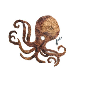Prehistoric Octopus Painting V2 Vinyl Car Decal Sticker – Waterproof & UV-Resistant 