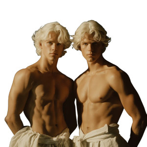 Blond Muscular Men Vinyl Car Decal Sticker – Waterproof & UV-Resistant Blond Muscular Men Vinyl Car Decal Sticker – Waterproof & UV-Resistant