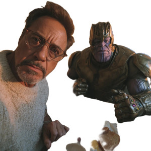 Grumpy Tony Stark Vinyl Car Decal Sticker – Waterproof & UV-Resistant 