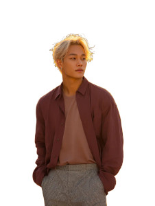 Blonde Kpop Idol Vinyl Car Decal Sticker – Waterproof & UV-Resistant 