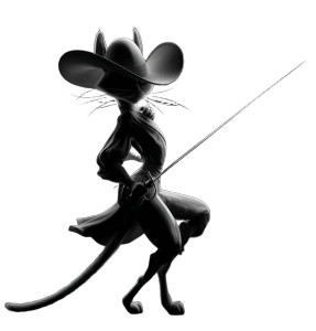 Musketeer Cat V3 Vinyl Car Decal Sticker – Waterproof & UV-Resistant 