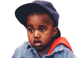 Young Kanye West Vinyl Car Decal Sticker – Waterproof & UV-Resistant 