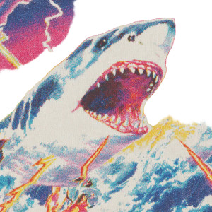 Neon Shark Leap Vinyl Car Decal Sticker – Waterproof & UV-Resistant 