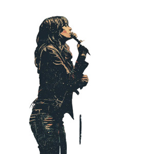 Cat Power Singing Vinyl Car Decal Sticker – Waterproof & UV-Resistant 