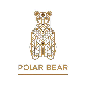 Polar Bear Logo V2 Vinyl Car Decal Sticker – Waterproof & UV-Resistant 