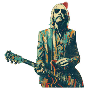 Tom Petty Illustration Vinyl Car Decal Sticker – Waterproof & UV-Resistant Tom Petty Illustration Vinyl Car Decal Sticker – Waterproof & UV-Resistant