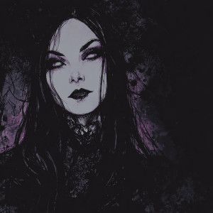 Goth Woman V3 Vinyl Car Decal Sticker – Waterproof & UV-Resistant 