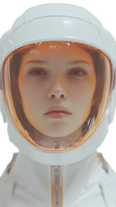 Futuristic Astronaut Portrait V2 Vinyl Car Decal Sticker – Waterproof & UV-Resistant Futuristic Astronaut Portrait V2 Vinyl Car Decal Sticker – Waterproof & UV-Resistant