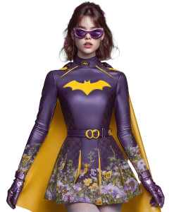 Batgirl Gucci Vibe Vinyl Car Decal Sticker – Waterproof & UV-Resistant 