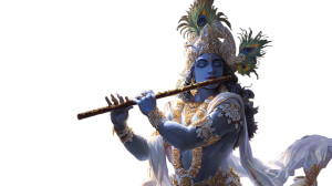 Blue Lord Krishna Vinyl Car Decal Sticker – Waterproof & UV-Resistant 