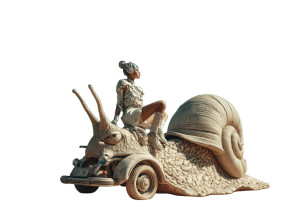 Futuristic Desert Rider V3 Vinyl Car Decal Sticker – Waterproof & UV-Resistant 