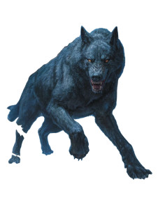 Barghest In Forest Vinyl Car Decal Sticker – Waterproof & UV-Resistant 