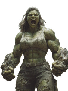 Mutating She-Hulk Vinyl Car Decal Sticker – Waterproof & UV-Resistant 