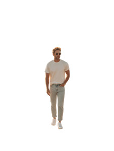 Casual Hiking Man Vinyl Car Decal Sticker – Waterproof & UV-Resistant 