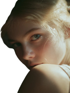 Melancholic Blonde Portrait V3 Vinyl Car Decal Sticker – Waterproof & UV-Resistant Melancholic Blonde Portrait V3 Vinyl Car Decal Sticker – Waterproof & UV-Resistant