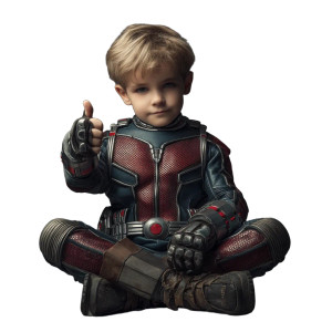 Antman Cosplay Boy Vinyl Car Decal Sticker – Waterproof & UV-Resistant 
