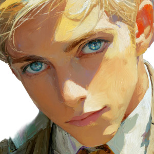 Anime Male Portrait V7 Vinyl Car Decal Sticker – Waterproof & UV-Resistant 