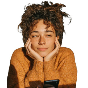 Frightened Girl Listening V4 Vinyl Car Decal Sticker – Waterproof & UV-Resistant  Frightened Girl Listening V4 Vinyl Car Decal Sticker – Waterproof & UV-Resistant