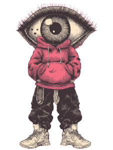 Urban Cyclops Vinyl Car Decal Sticker – Waterproof & UV-Resistant 