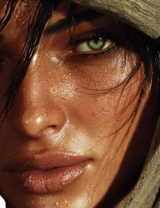 Arabic Woman Close-Up V2 Vinyl Car Decal Sticker – Waterproof & UV-Resistant 