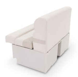 Taylor Made Platinum Series Boat Seat | Champagne Lounge Bench Seat | Premium Vinyl Fabric | Marine Grade Materials