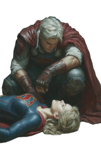 Defeated Supergirl Vinyl Car Decal Sticker – Waterproof & UV-Resistant 