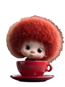 Whimsical Teacup Girl Vinyl Car Decal Sticker – Waterproof & UV-Resistant Whimsical Teacup Girl Vinyl Car Decal Sticker – Waterproof & UV-Resistant