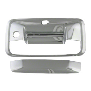 Chrome Plated ABS Tailgate Handle Cover | With Keyhole & Backup Camera Cutout