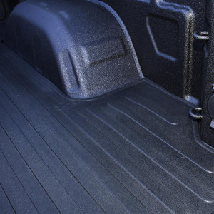 TrailFX High Strength Rubber Bed Mat | Direct-Fit 2015-2022 GMC Canyon & Chevrolet Colorado | Textured Pebble Surface | Black Rubber | Weather & Chemical Resistant