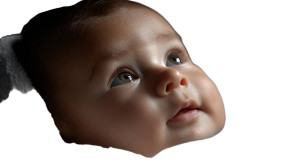 Newborn Baby Glow Vinyl Car Decal Sticker – Waterproof & UV-Resistant 