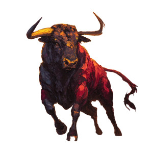 Spanish Bull Silhouette Vinyl Car Decal Sticker – Waterproof & UV-Resistant 