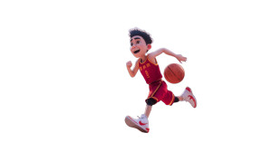 Chinese Basketball Athlete Vinyl Car Decal Sticker – Waterproof & UV-Resistant 