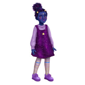 Celestial Girl Vinyl Car Decal Sticker – Waterproof & UV-Resistant 