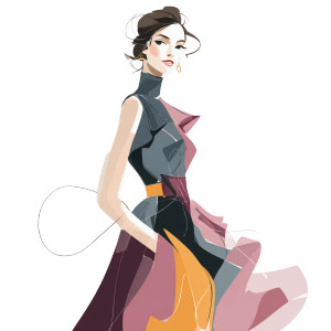Elegant Fashion Illustration V6 Vinyl Car Decal Sticker – Waterproof & UV-Resistant Elegant Fashion Illustration V6 Vinyl Car Decal Sticker – Waterproof & UV-Resistant
