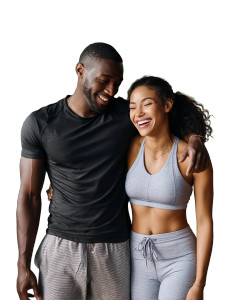 Laughing Fitness Couple Vinyl Car Decal Sticker – Waterproof & UV-Resistant Laughing Fitness Couple Vinyl Car Decal Sticker – Waterproof & UV-Resistant