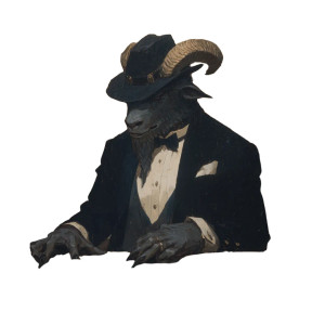 Mob Boss Satyr Vinyl Car Decal Sticker – Waterproof & UV-Resistant 