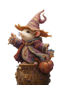 Wizard Dormouse Adventure Vinyl Car Decal Sticker – Waterproof & UV-Resistant 