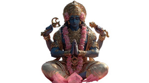 Divine Vishnu V3 Vinyl Car Decal Sticker – Waterproof & UV-Resistant 