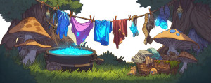 Whimsical Halfling Laundry Vinyl Car Decal Sticker – Waterproof & UV-Resistant Whimsical Halfling Laundry Vinyl Car Decal Sticker – Waterproof & UV-Resistant