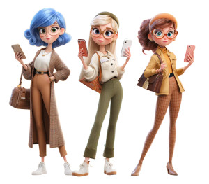 Fashionable Tech Trio Vinyl Car Decal Sticker – Waterproof & UV-Resistant  Fashionable Tech Trio Vinyl Car Decal Sticker – Waterproof & UV-Resistant