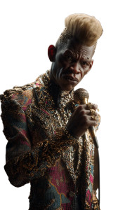 Futuristic Comedian Vinyl Car Decal Sticker – Waterproof & UV-Resistant 