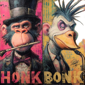 Honk And Bonk Vinyl Car Decal Sticker – Waterproof & UV-Resistant 