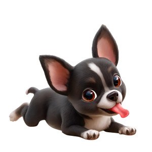 Cute Chihuahua Yummy Vinyl Car Decal Sticker – Waterproof & UV-Resistant 