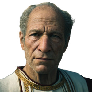 Julius Caesar Portrait V5 Vinyl Car Decal Sticker – Waterproof & UV-Resistant 