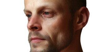 Finnish Man Portrait Vinyl Car Decal Sticker – Waterproof & UV-Resistant 