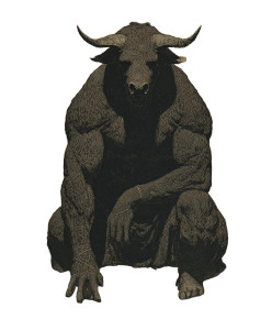 Majestic Minotaur Labyrinth Vinyl Car Decal Sticker – Waterproof & UV-Resistant Majestic Minotaur Labyrinth Vinyl Car Decal Sticker – Waterproof & UV-Resistant