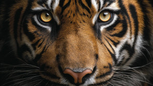 Tiger'S Fierce Eyes Vinyl Car Decal Sticker – Waterproof & UV-Resistant Tiger'S Fierce Eyes Vinyl Car Decal Sticker – Waterproof & UV-Resistant
