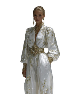 Elegant Blonde Woman V40 Vinyl Car Decal Sticker – Waterproof & UV-Resistant 